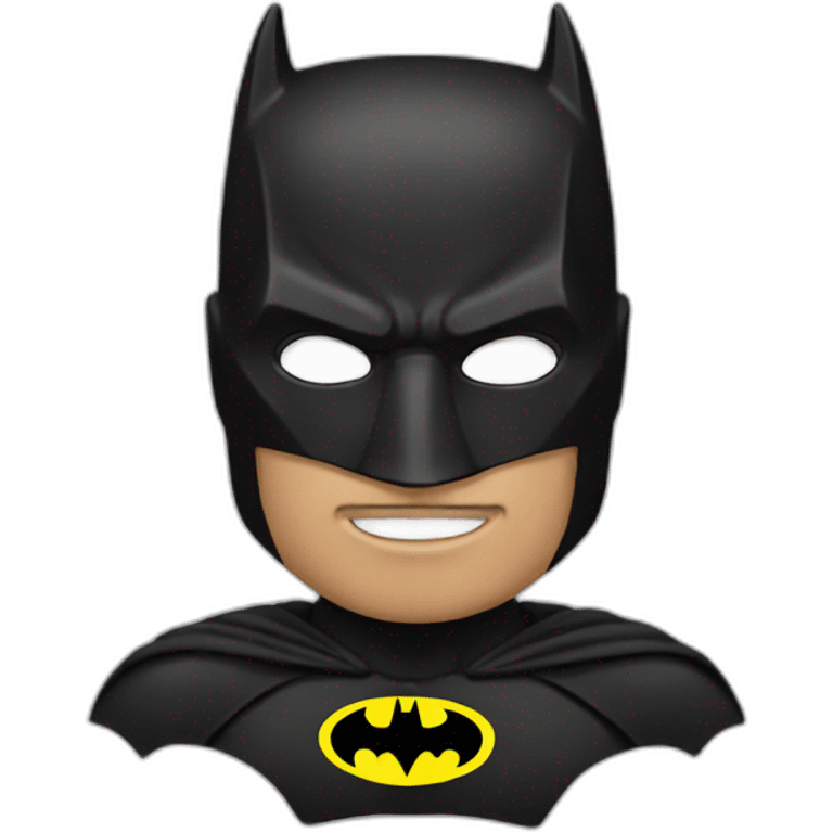 Man with batman mask emoji