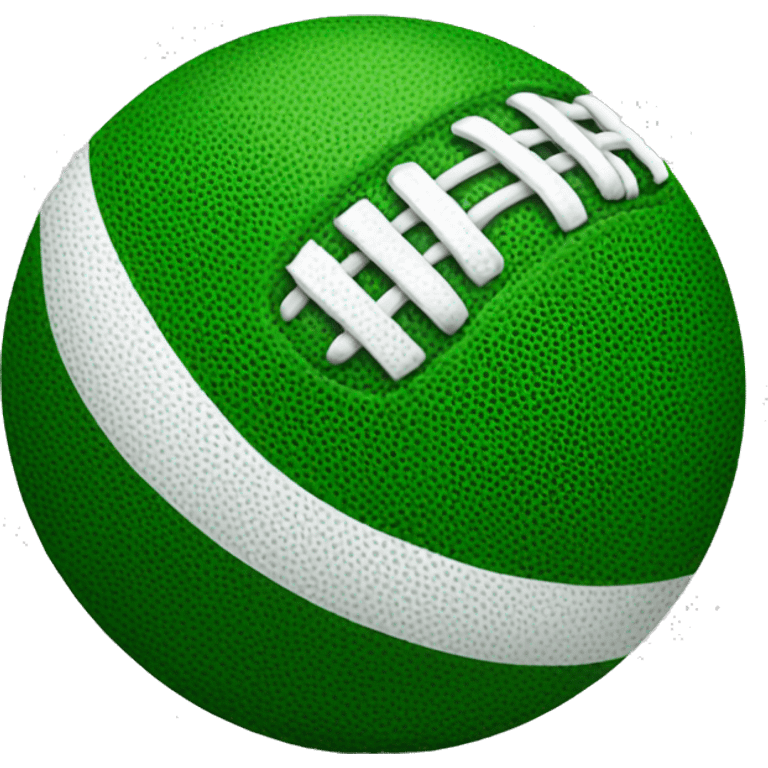 Green football ball emoji