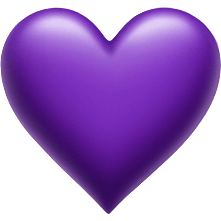 Purple heart emoji