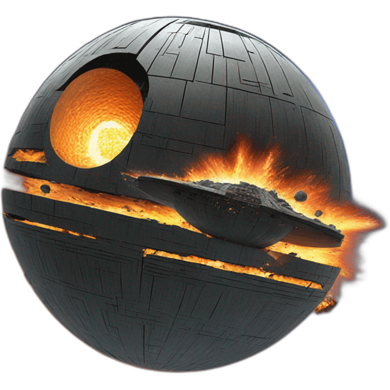 death star being destroyed emoji