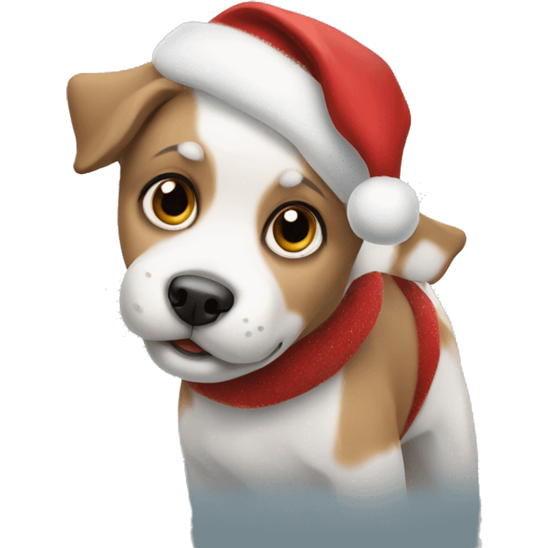 Cute Christmas dogs emoji