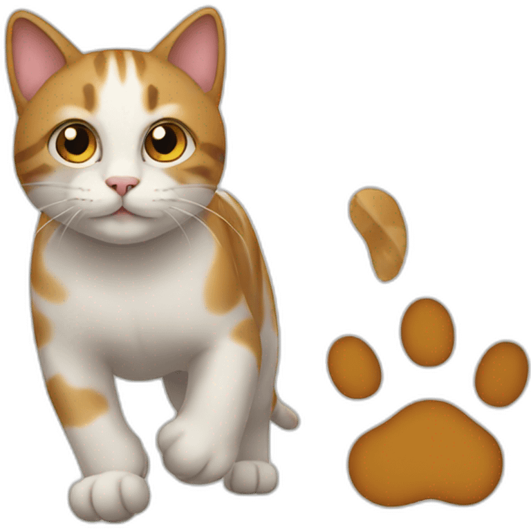 cat tracks emoji