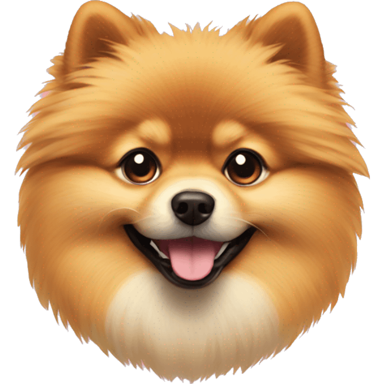 Combination of party emoji and a Pomeranian emoji