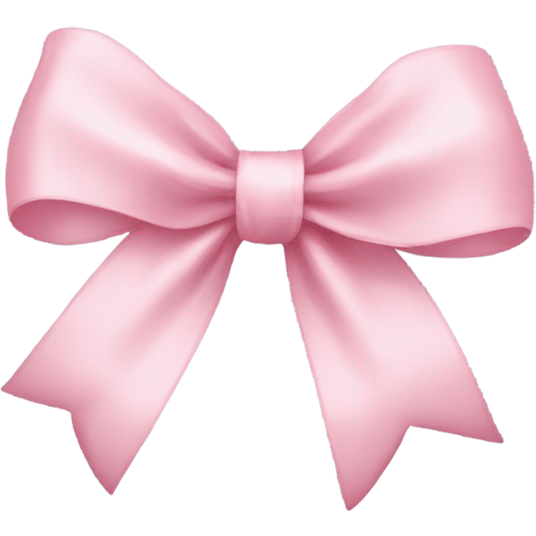 light pink ribbon bow emoji