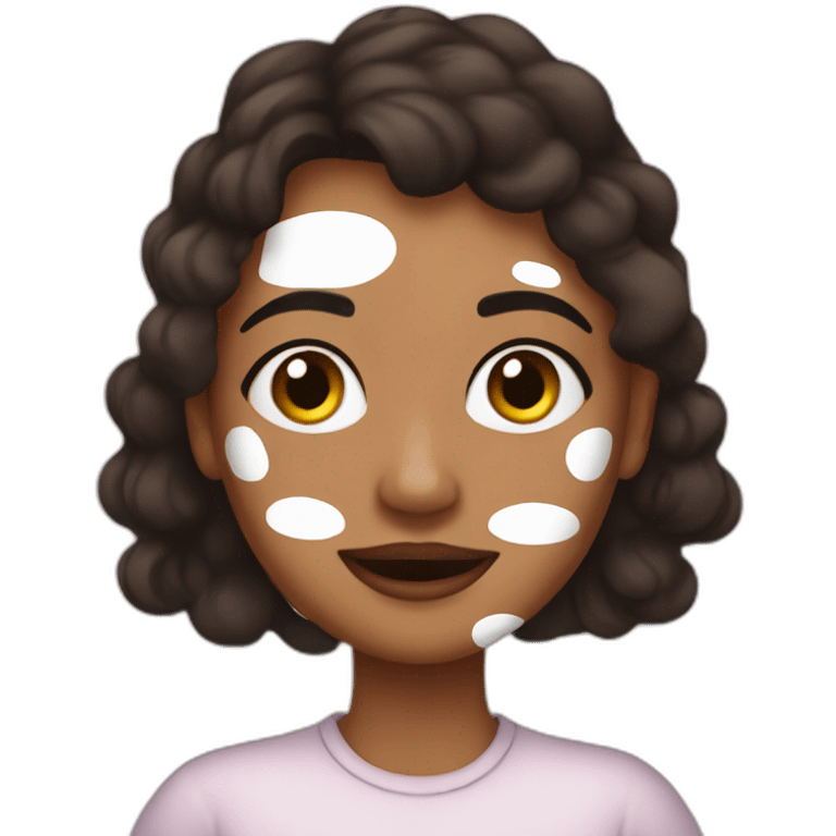 vitiligo emoji