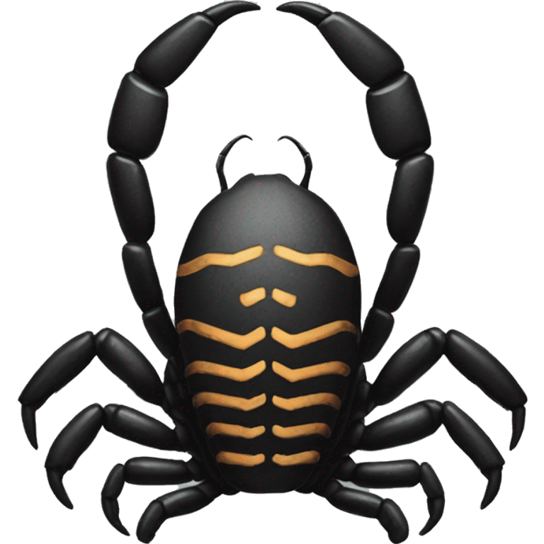 Black scorpion Scorpio symbol  emoji