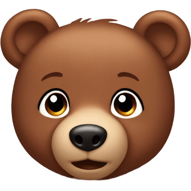 Baby brown bear  emoji