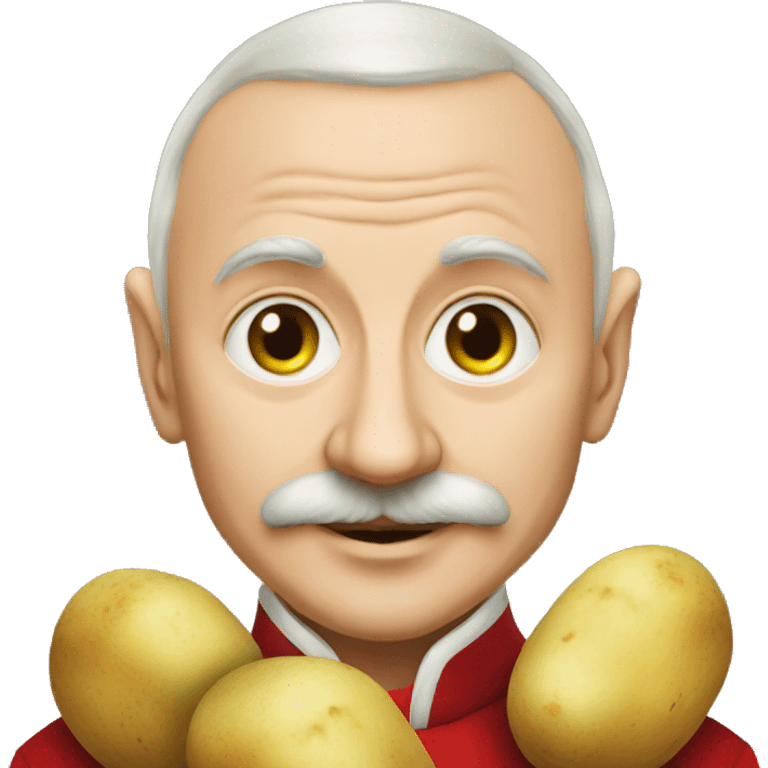 Lukashenko elf with potatoes emoji