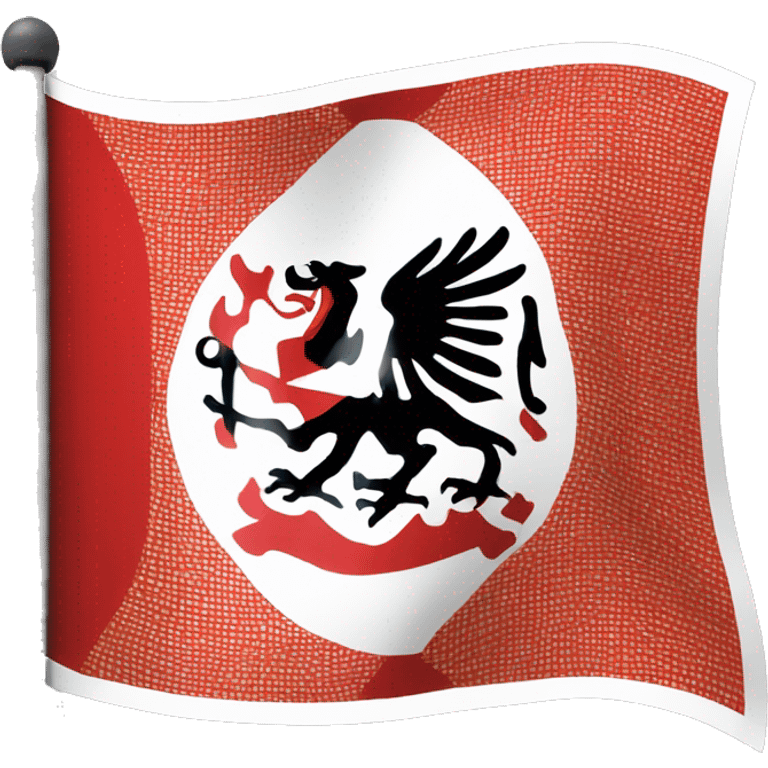 Create a flag emoji based on the traditional flag of Dardania which is an albanian kosov flag suppose to be used  emoji