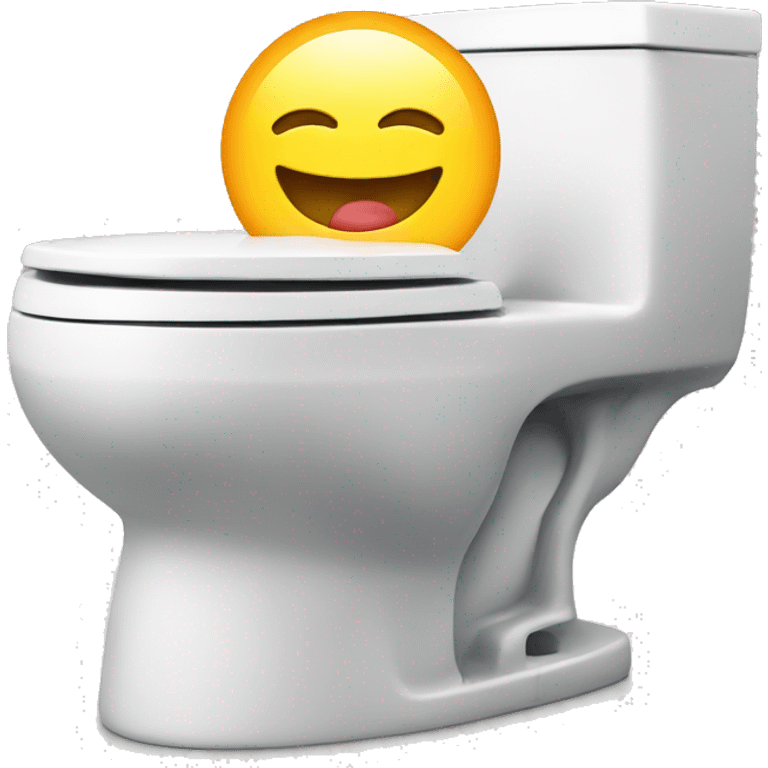 Money sitting on toilet  emoji