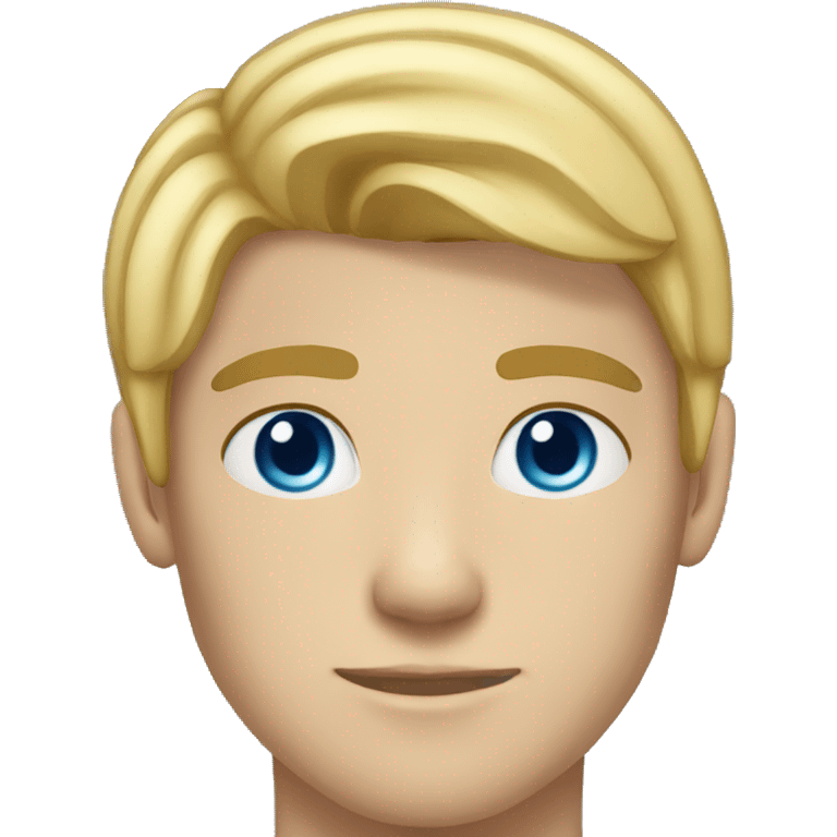 17 year old man blue eyes blonde hair  emoji