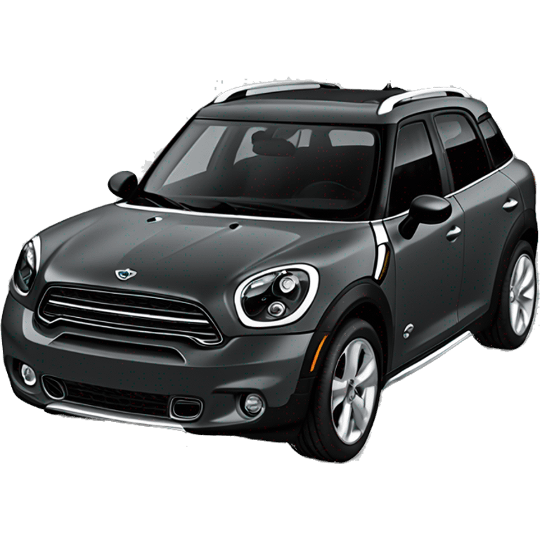 Mini countryman 2016 full dark grey color  emoji