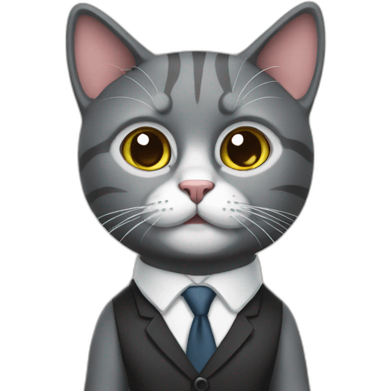 Business cat emoji