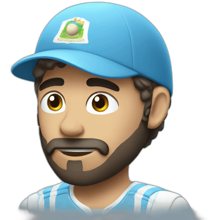 argentinian cricket player emoji