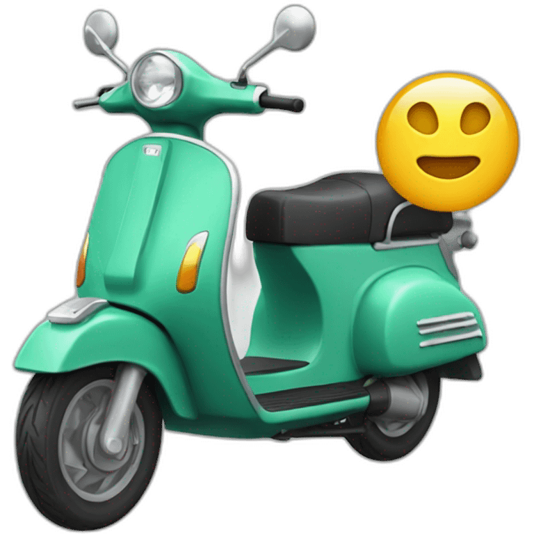 Chat-sur-scooter emoji