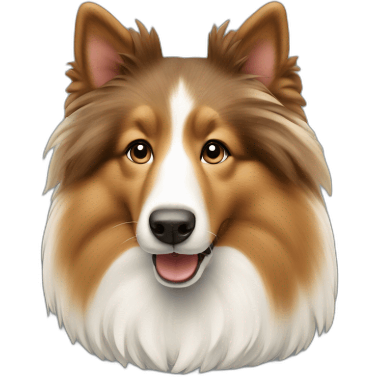 shetland sheepdog emoji