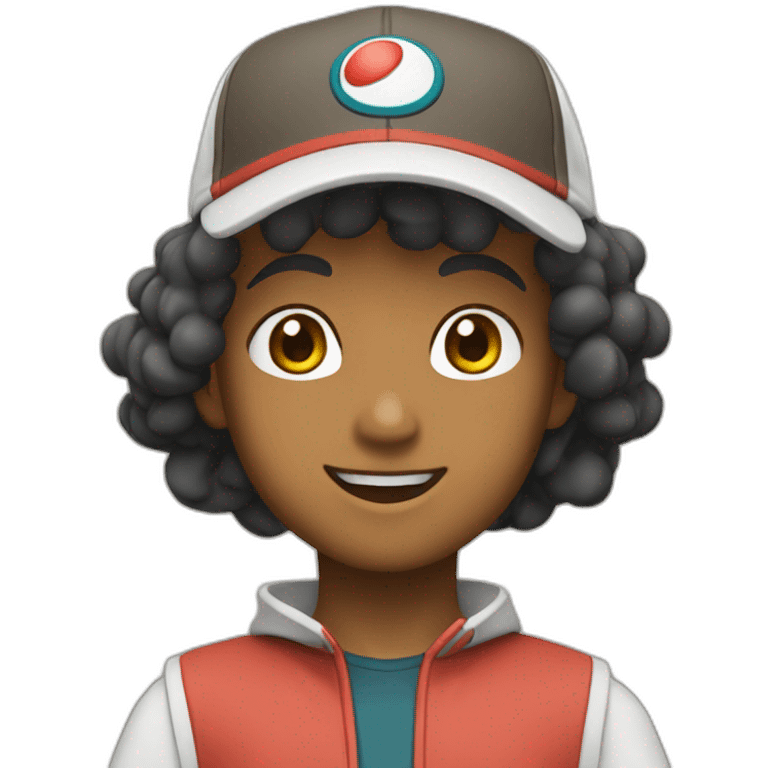 Sacha the Pokémon trainer emoji