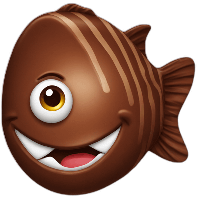 fishe chocolate emoji