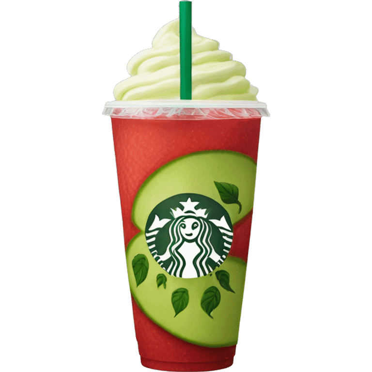 Starbucks, dragon, fruit refresher ￼ emoji