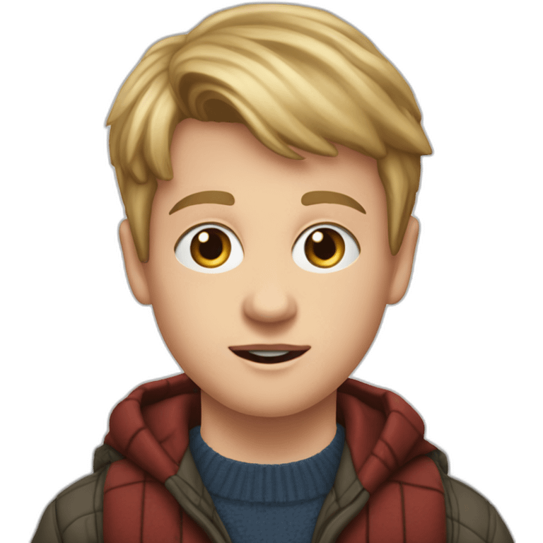 Home alone guy, McCauley caulkin when he was young emoji