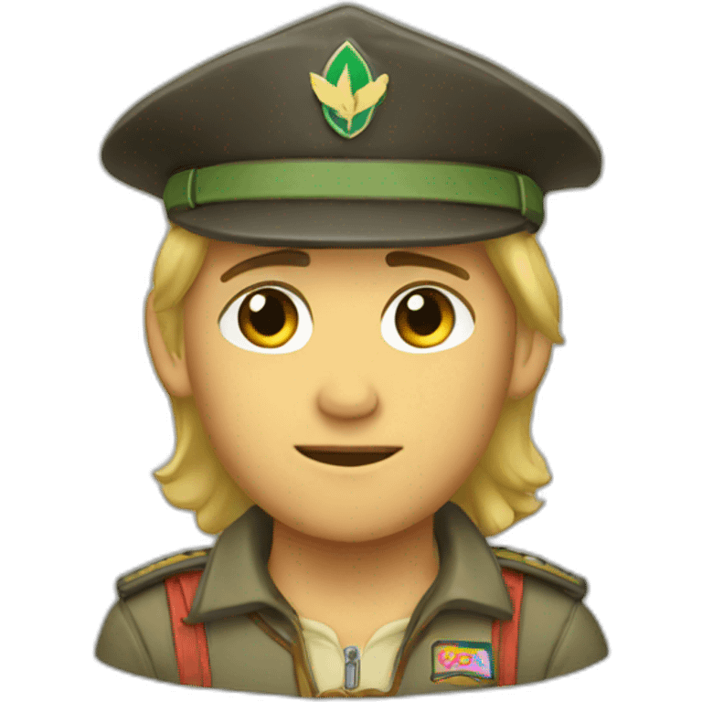 Salut scout emoji