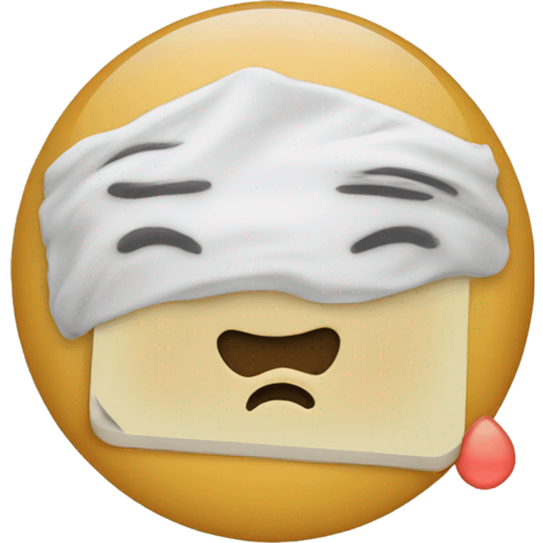 emoji with a sleeping tablet, look zoned ou emoji