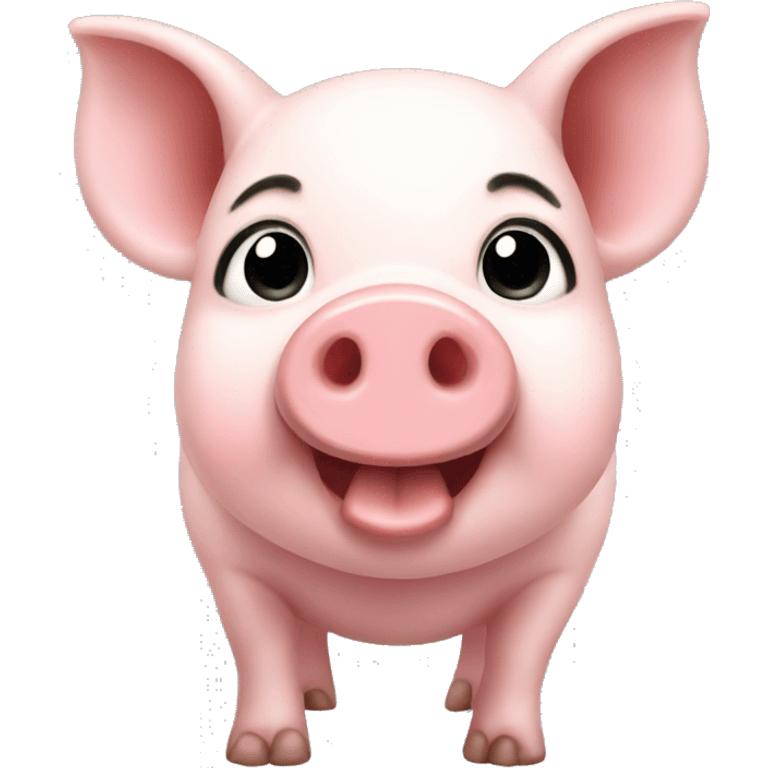 Cute piggie emoji