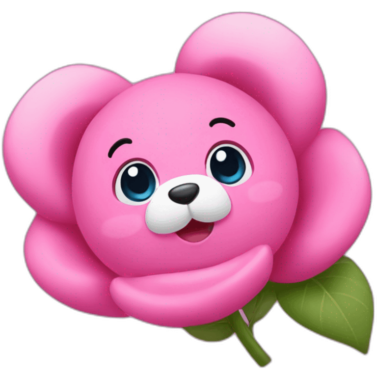 Bisounours rose emoji