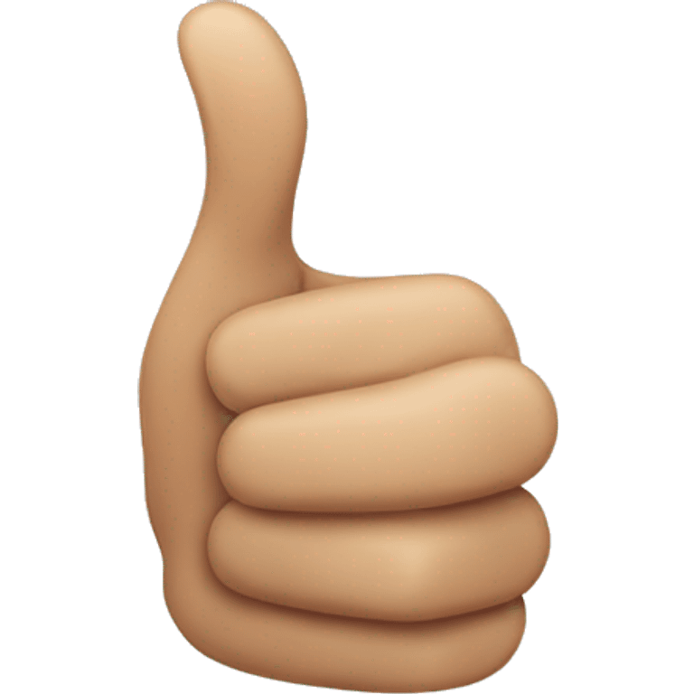 Whimsical thumbs up  emoji