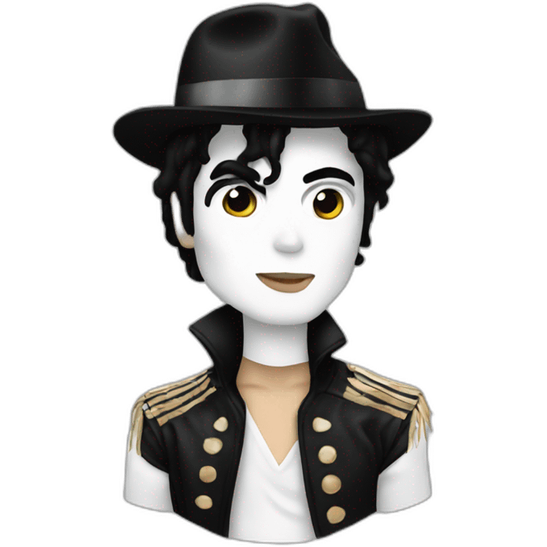 michael jackson white emoji