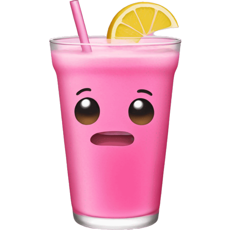 Pink drink emoji