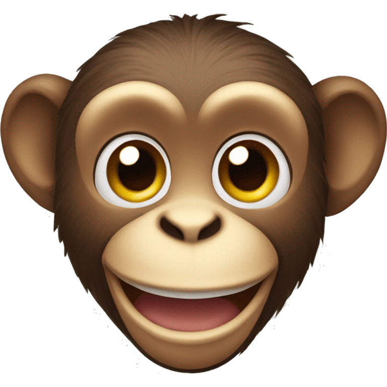 smiling monkey emoji