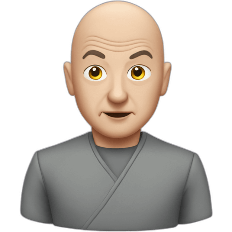 dr. evil bald head emoji