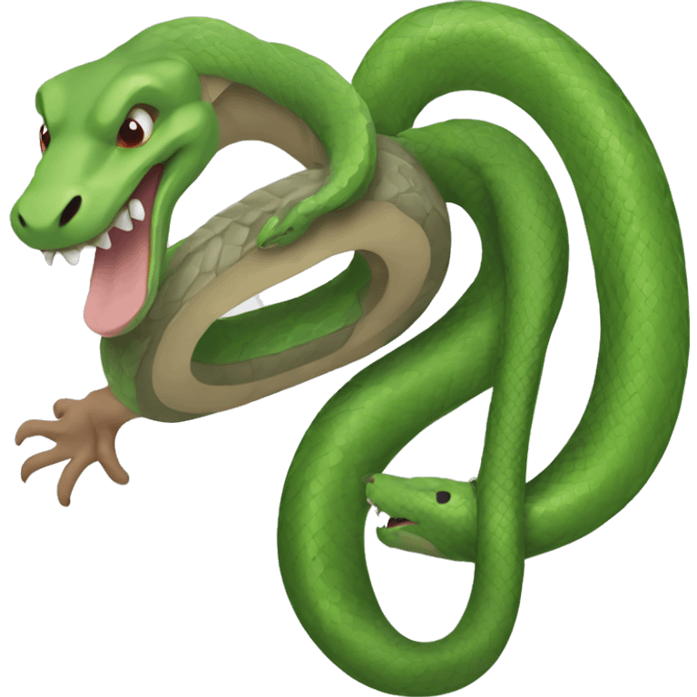 Snake and rat combined make it Asian (maybe a dragon) more rata emoji