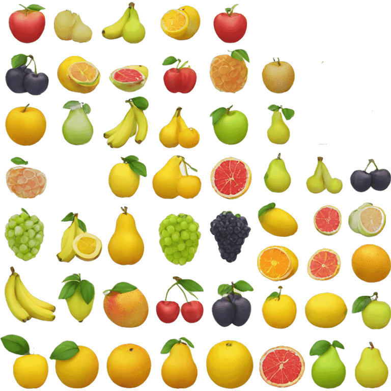 bunch of fruits emoji