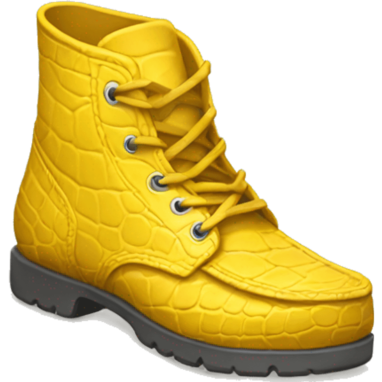 yellow croc shoes emoji