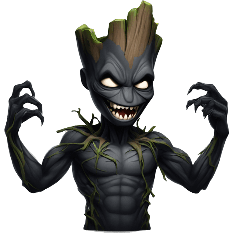 Venom groot dark emoji