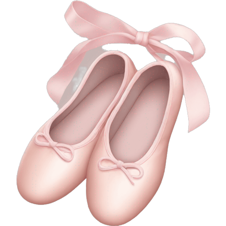 pale pink ballet shoes emoji