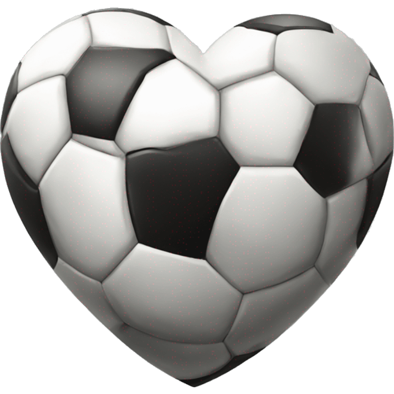 Soccer heart emoji