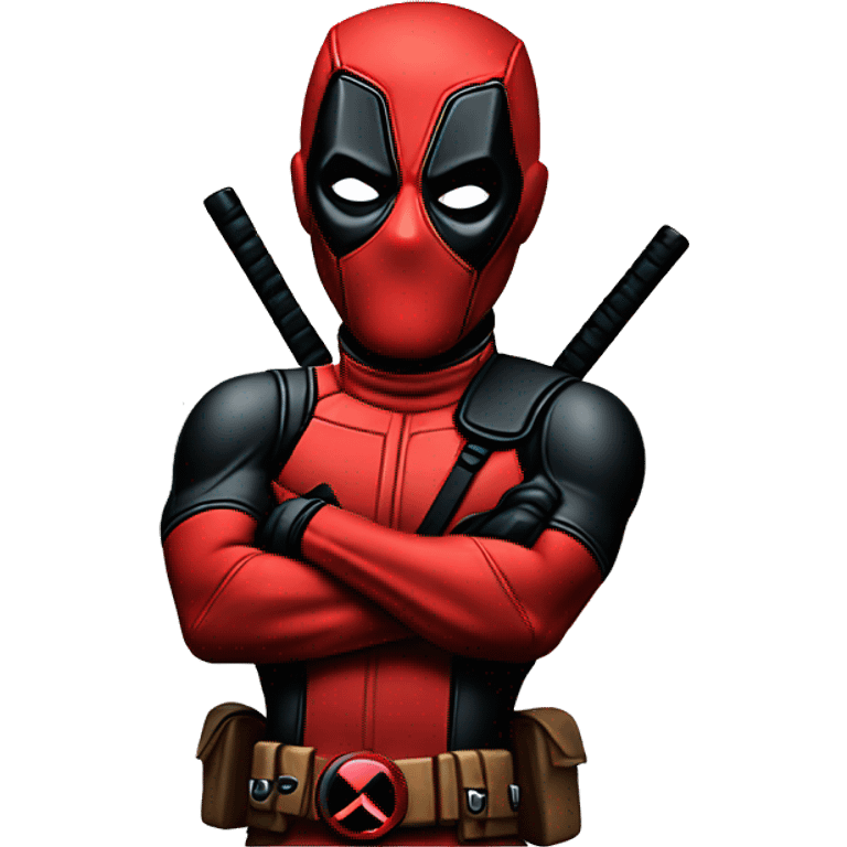 deadpool posing funny emoji