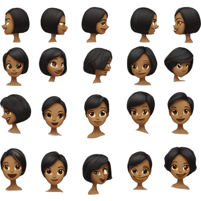  in Chicago all that jazz dance black bob haircut caucasian  emoji