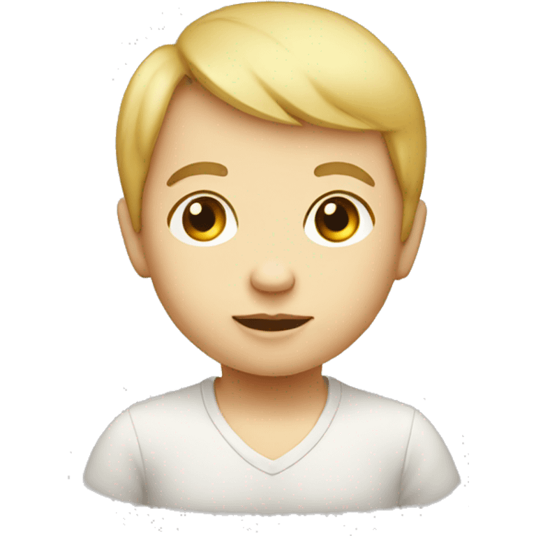 baby programmer, oversized head emoji