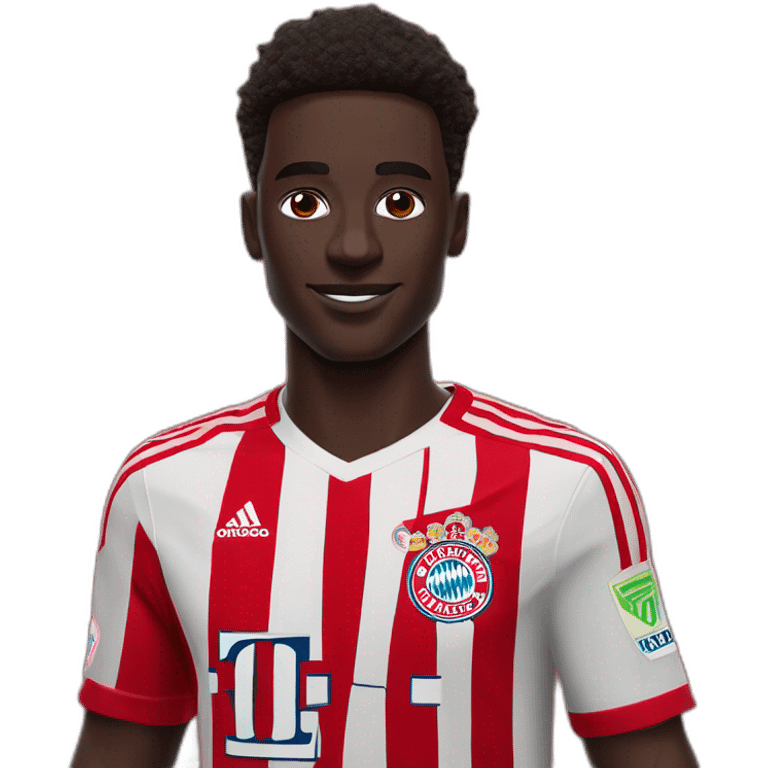 ALPHONSO DAVIES Bayern Munich jersey emoji