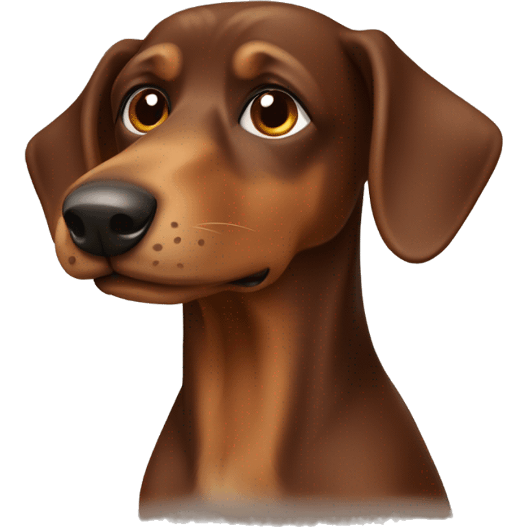 A brown wachtelhund emoji