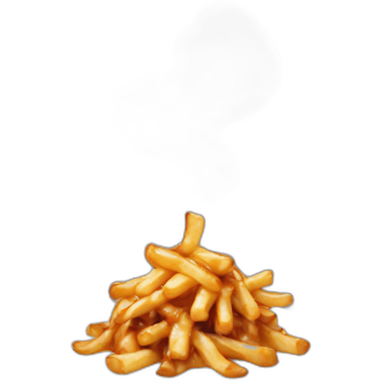 Poutine qui fume  emoji