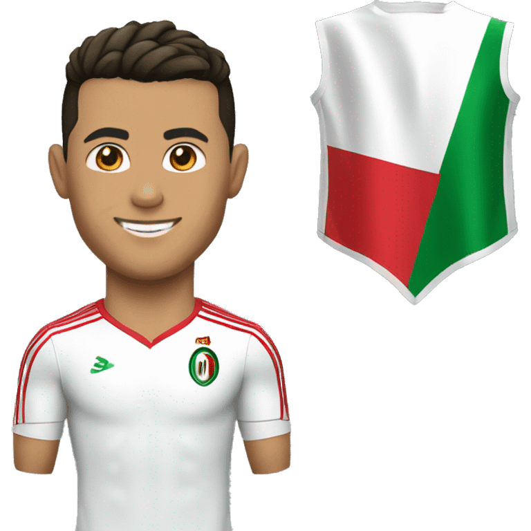 Cr7 avec le maillot de l'Algérie  emoji