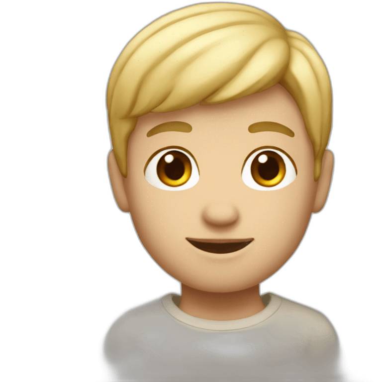 memoji boy white  emoji