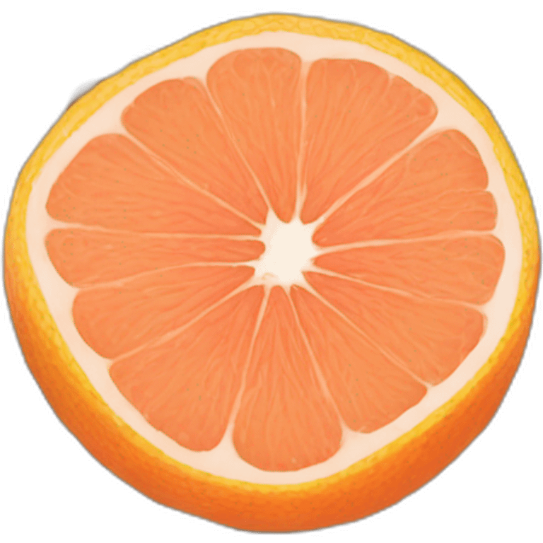 Grapefruit emoji