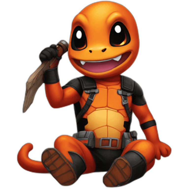 Charmander dead-pool emoji