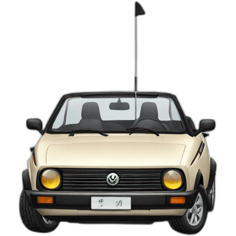 Golf cabriolet emoji